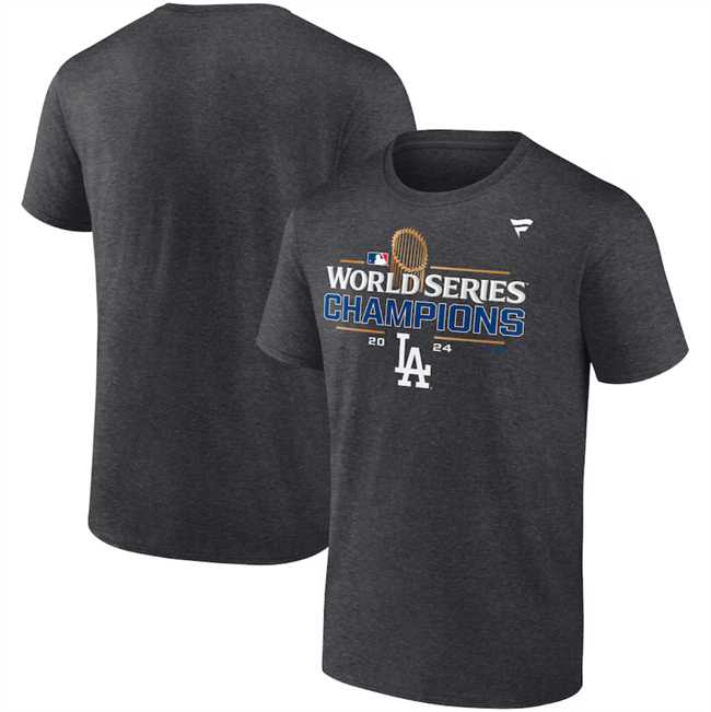 Men's Los Angeles Dodgers Heather Charcoal Big & Tall 2024 World Series Champions Locker Room T-Shirt,We sell and wholesale Men's Los Angeles Dodgers Heather Charcoal Big & Tall 2024 World Series Champions Locker Room T-Shirt on line form chian!